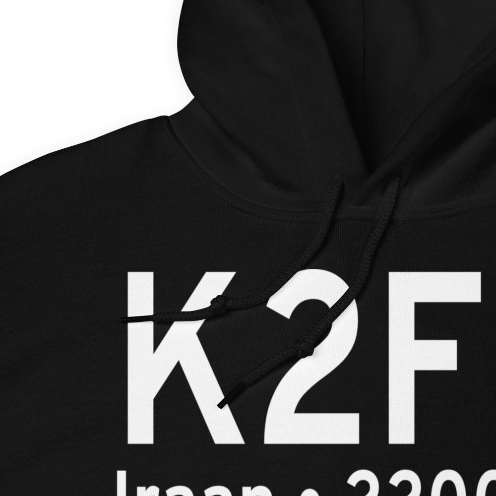 Iraan Municipal Airport (K2F0) ICAO Hoodie Sweatshirt 