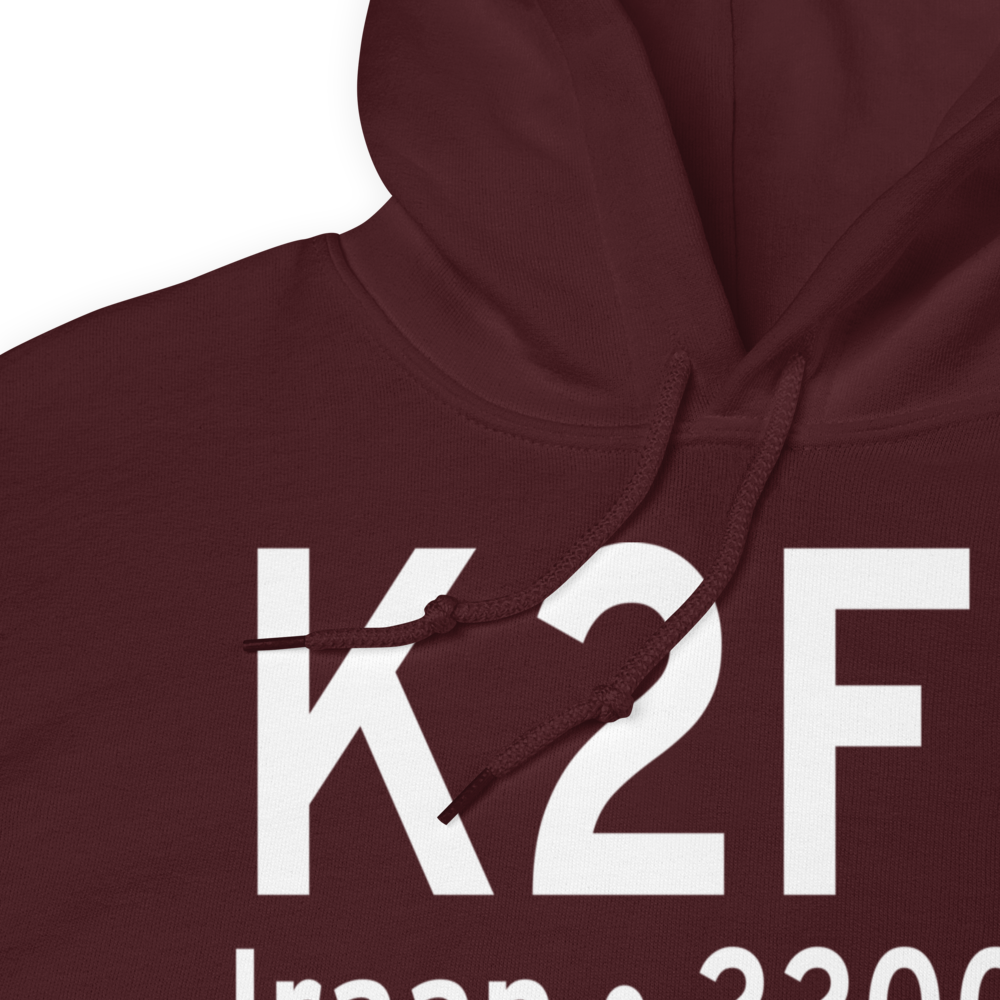 Iraan Municipal Airport (K2F0) ICAO Hoodie Sweatshirt 
