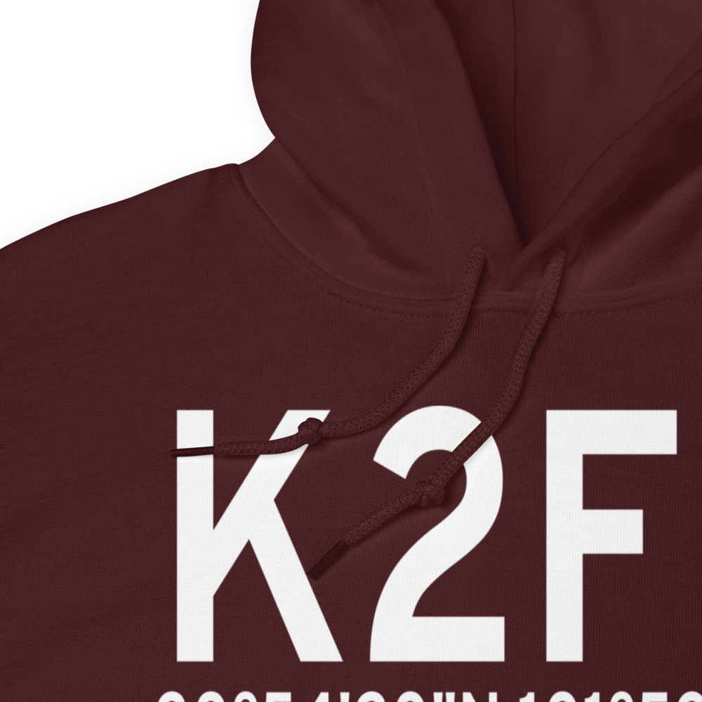 Iraan Municipal Airport (K2F0) ICAO Hoodie Sweatshirt 