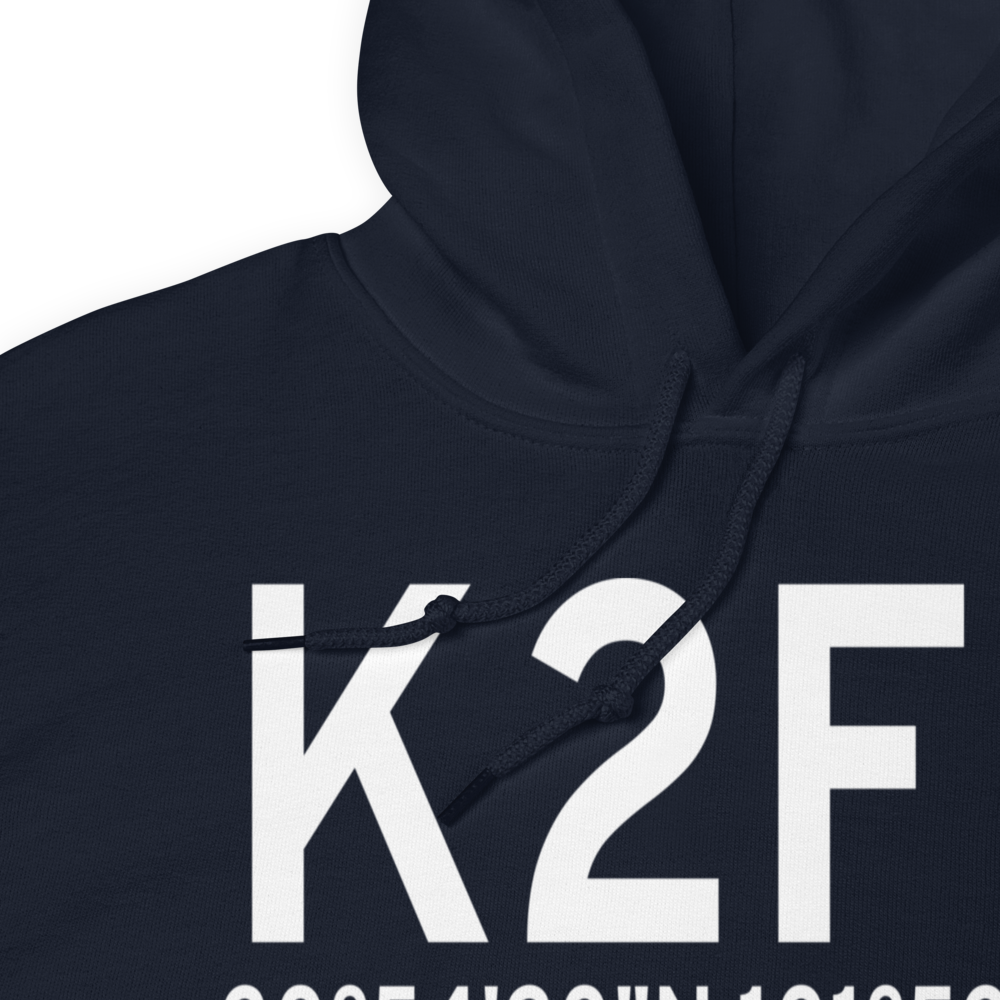 Iraan Municipal Airport (K2F0) ICAO Hoodie Sweatshirt 