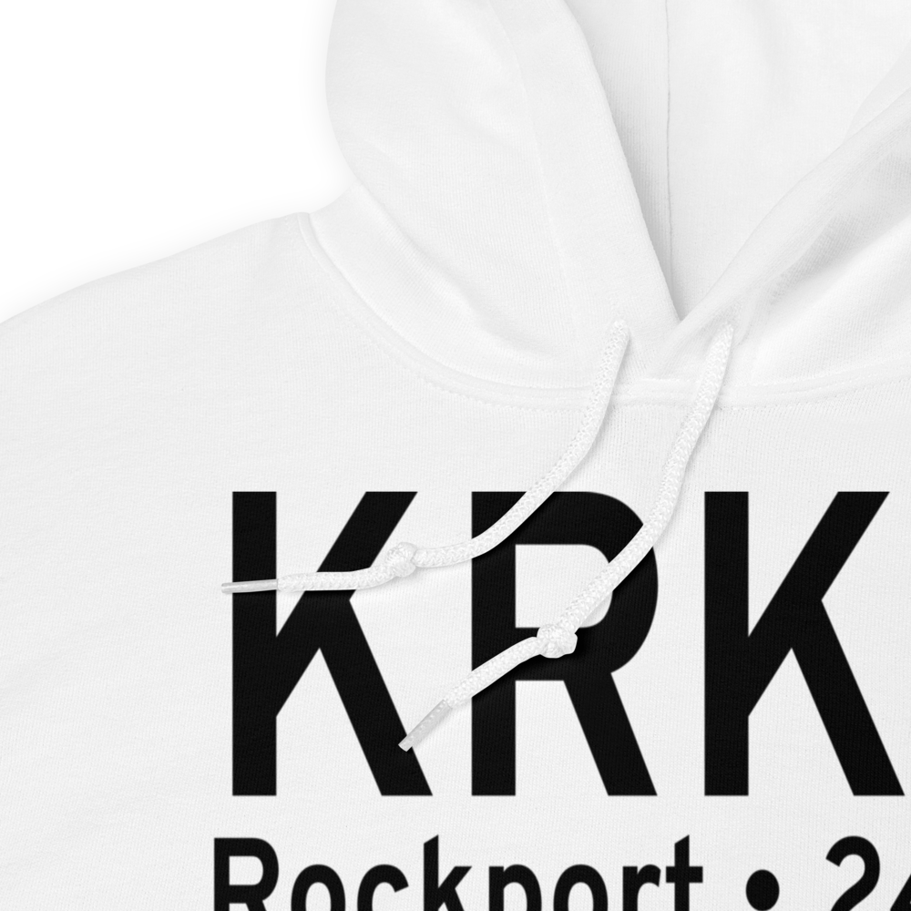 Aransas County Airport (KRKP) ICAO Hoodie Sweatshirt 