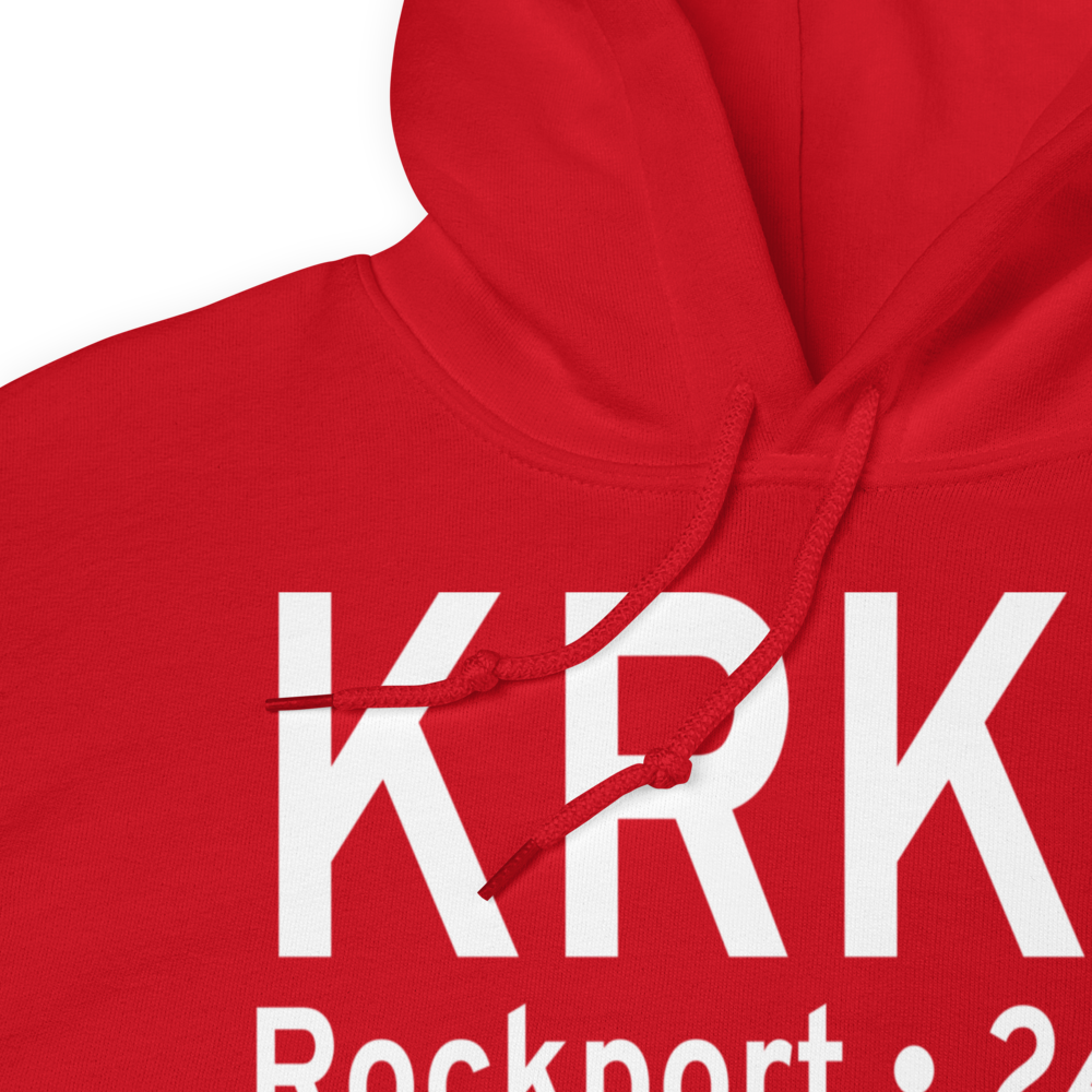 Aransas County Airport (KRKP) ICAO Hoodie Sweatshirt 