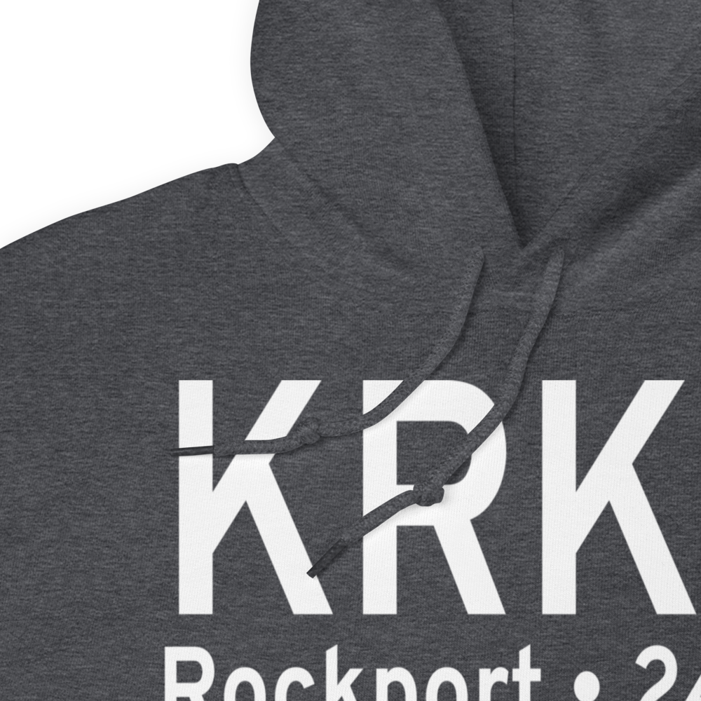 Aransas County Airport (KRKP) ICAO Hoodie Sweatshirt 