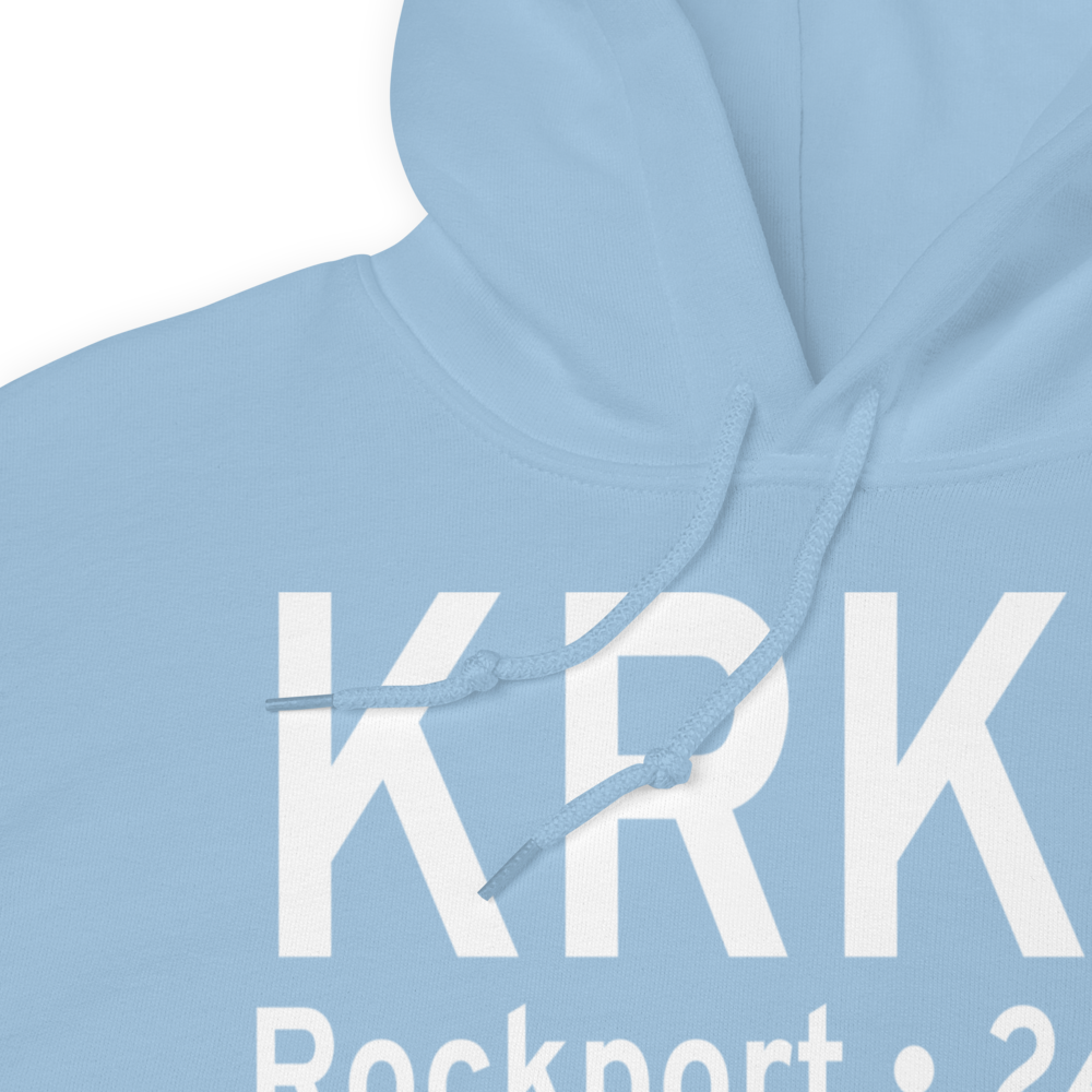 Aransas County Airport (KRKP) ICAO Hoodie Sweatshirt 