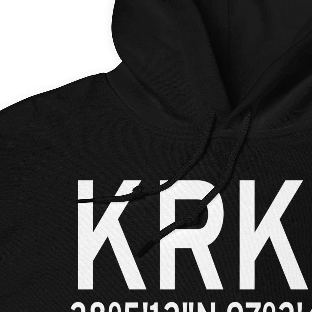 Aransas County Airport (KRKP) ICAO Hoodie Sweatshirt 