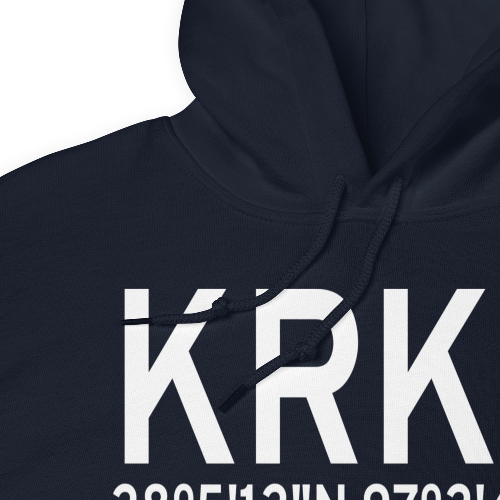 Aransas County Airport (KRKP) ICAO Hoodie Sweatshirt 