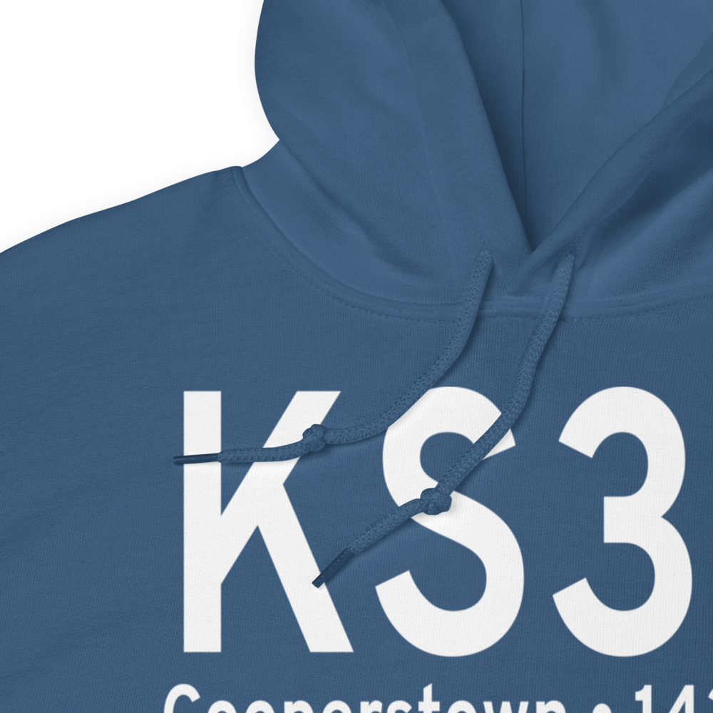 Cooperstown Municipal Airport (KS32) ICAO Hoodie Sweatshirt 