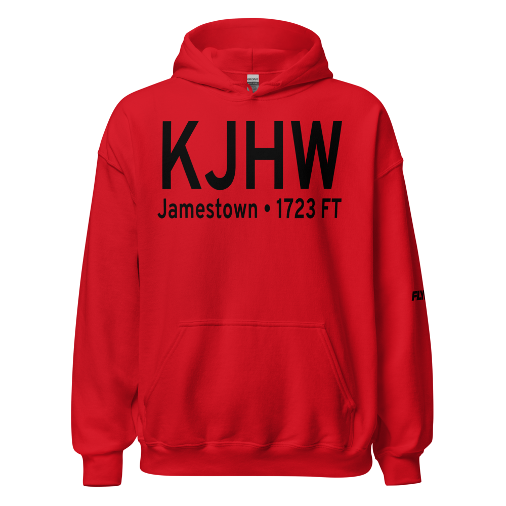 Chautauqua County-Jamestown Airport (KJHW) ICAO Hoodie Sweatshirt 