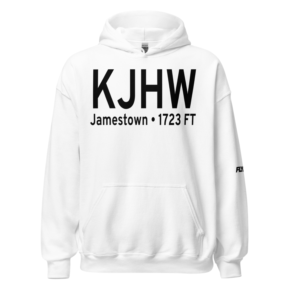 Chautauqua County-Jamestown Airport (KJHW) ICAO Hoodie Sweatshirt 