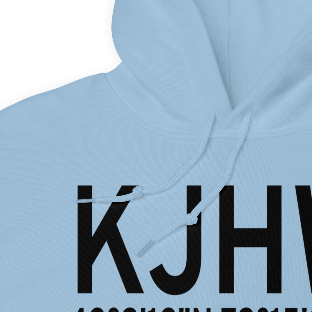 Chautauqua County-Jamestown Airport (KJHW) ICAO Hoodie Sweatshirt 