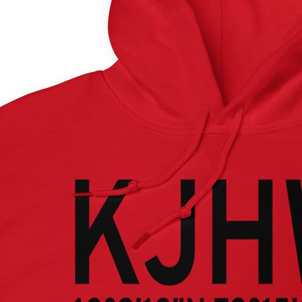 Chautauqua County-Jamestown Airport (KJHW) ICAO Hoodie Sweatshirt 