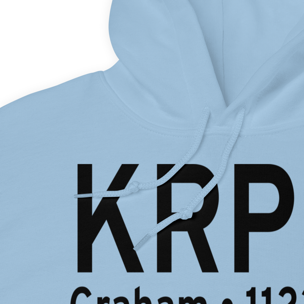 Graham Municipal Airport (KRPH) ICAO Hoodie Sweatshirt 