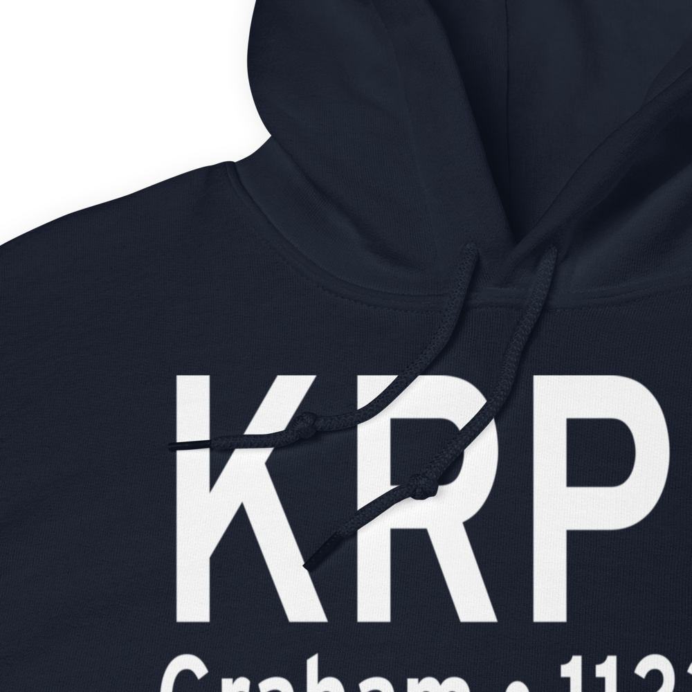 Graham Municipal Airport (KRPH) ICAO Hoodie Sweatshirt 