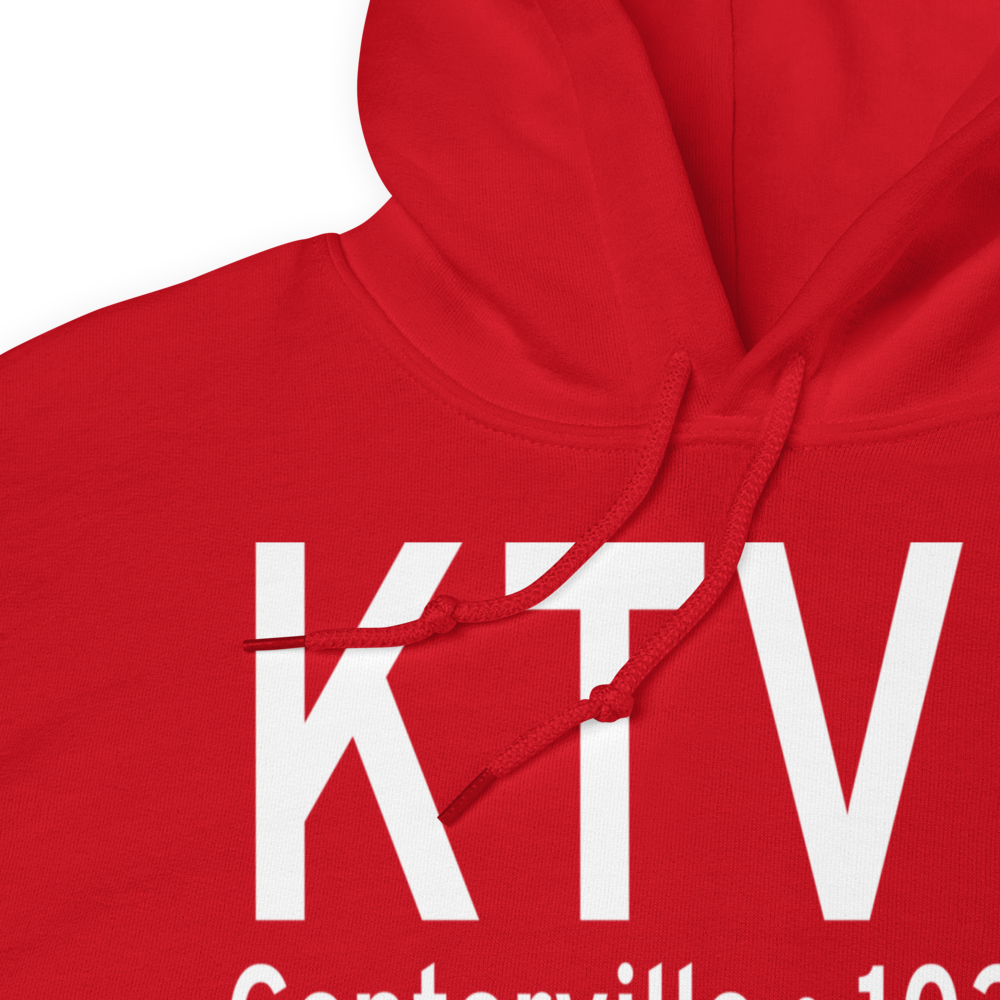 Centerville Municipal Airport (KTVK) ICAO Hoodie Sweatshirt 
