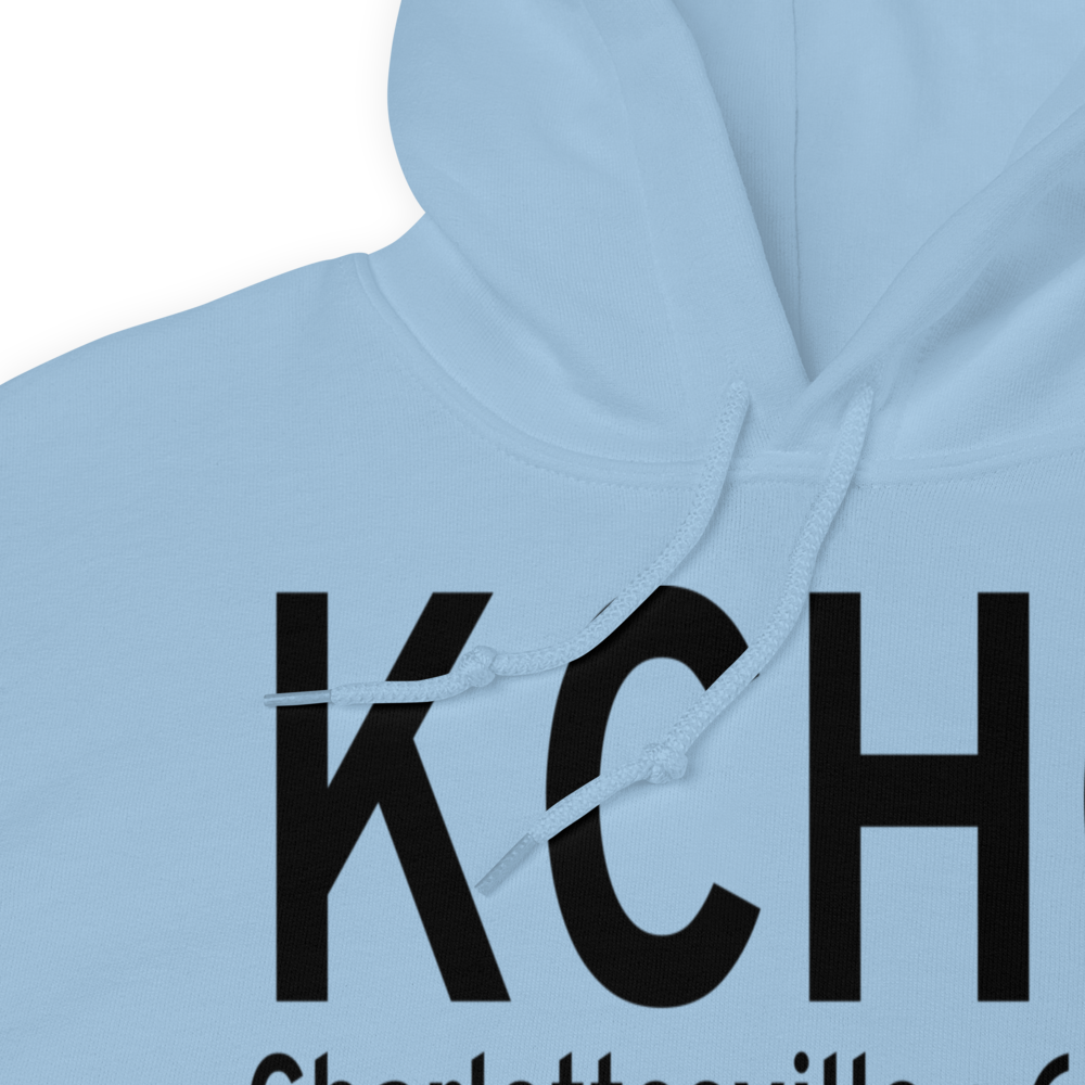 Charlottesville Albemarle Airport (KCHO) ICAO Hoodie Sweatshirt 