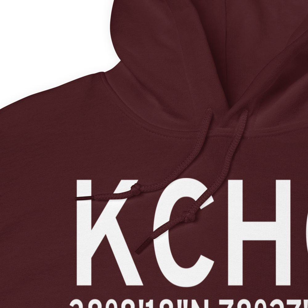 Charlottesville Albemarle Airport (KCHO) ICAO Hoodie Sweatshirt 