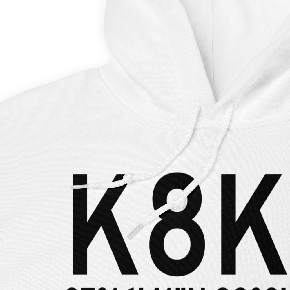 Harper Municipal Airport (K8K2) ICAO Hoodie Sweatshirt 