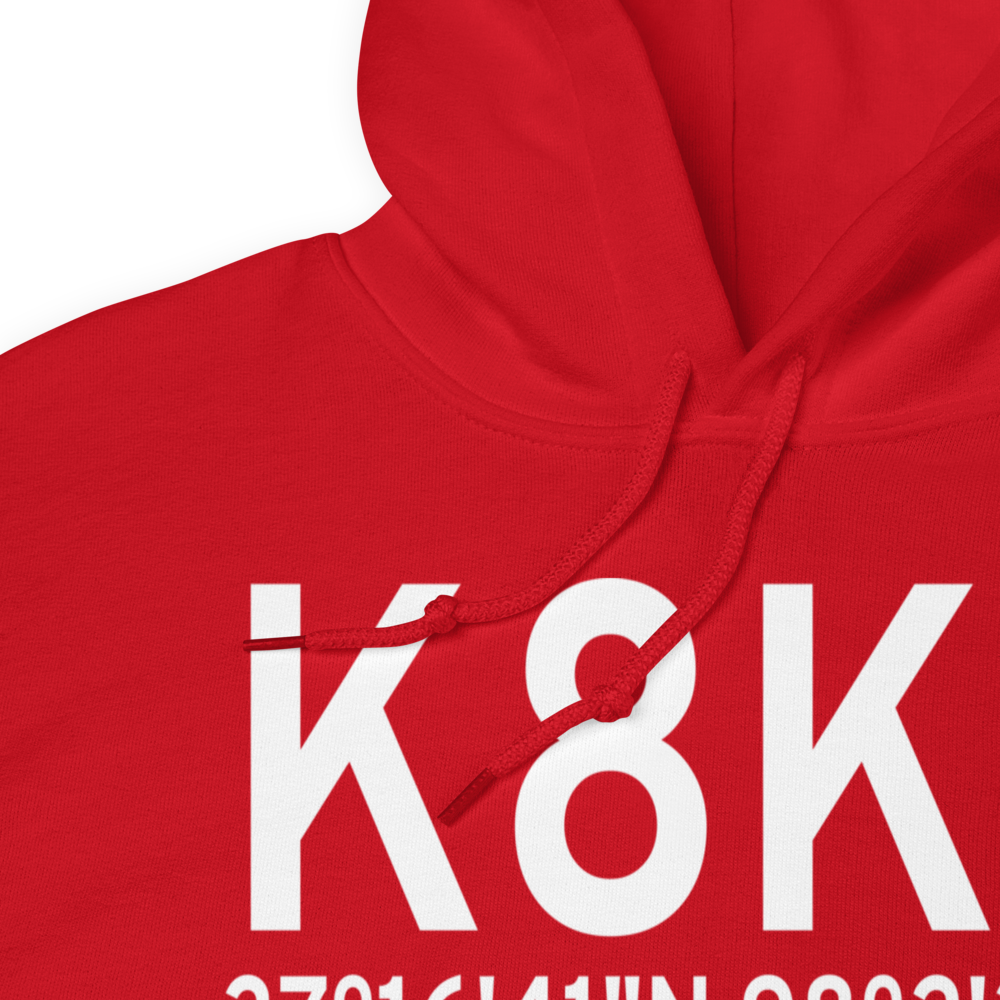 Harper Municipal Airport (K8K2) ICAO Hoodie Sweatshirt 