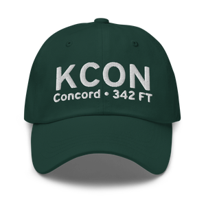 Concord Municipal Airport (KCON) ICAO Hat