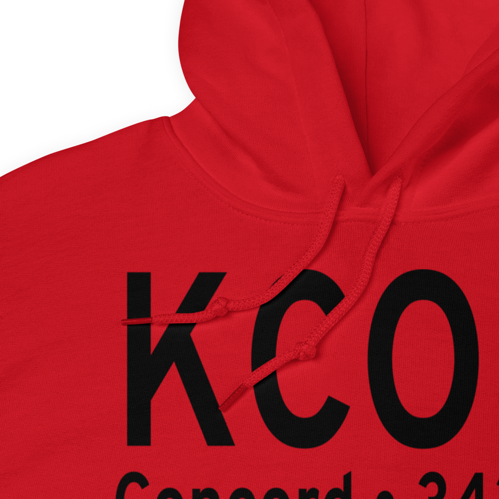 Concord Municipal Airport (KCON) ICAO Hoodie Sweatshirt 