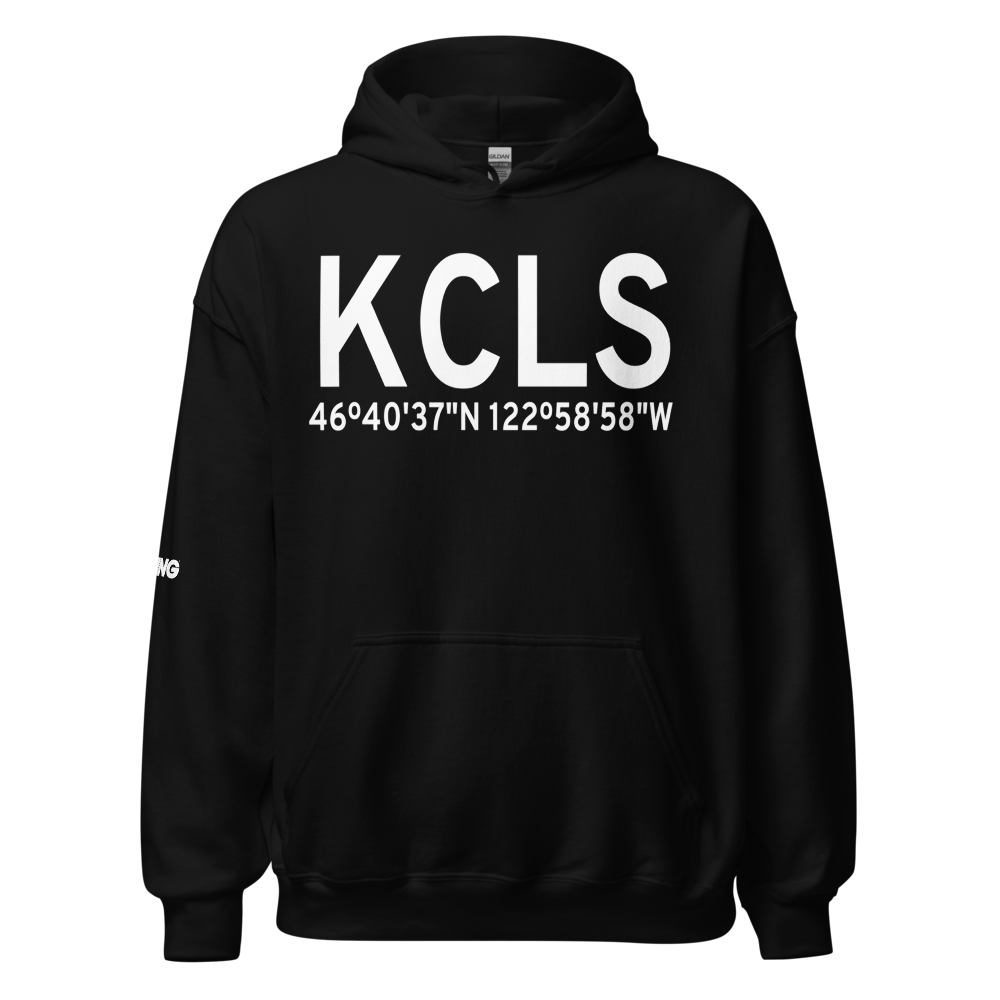 Chehalis Centralia Airport (KCLS) ICAO Hoodie Sweatshirt 