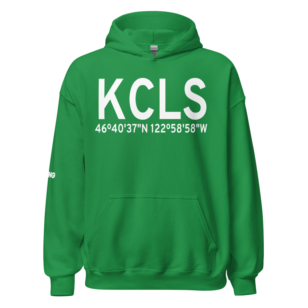 Chehalis Centralia Airport (KCLS) ICAO Hoodie Sweatshirt 