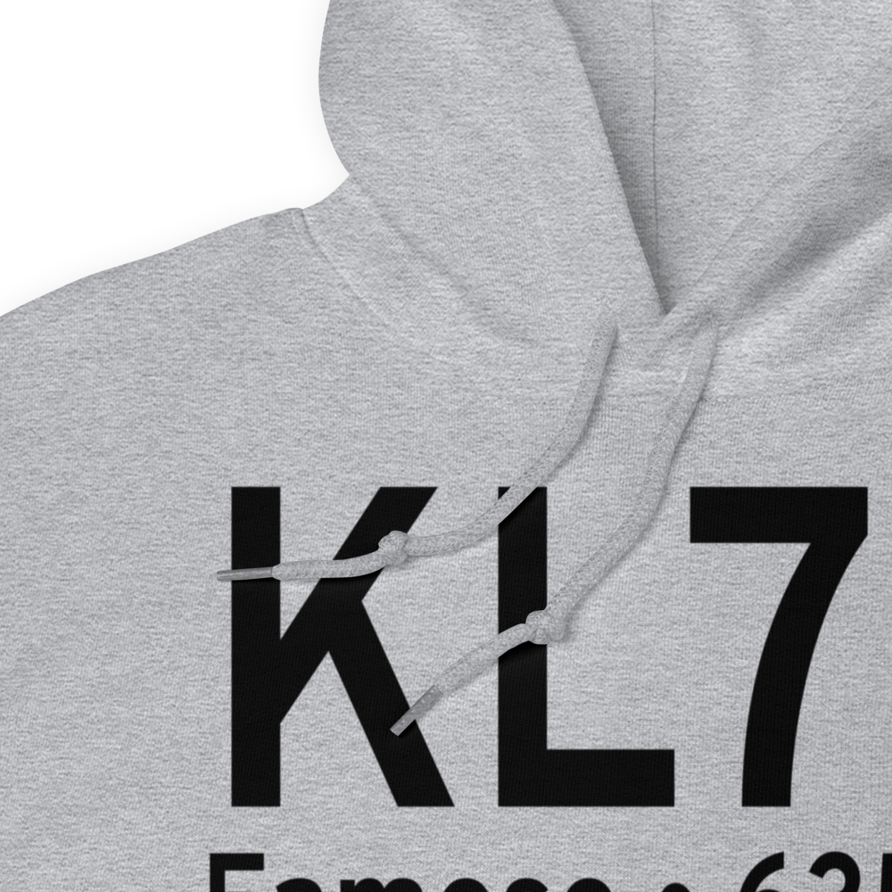 Poso Kern County Airport (KL73) ICAO Hoodie Sweatshirt 