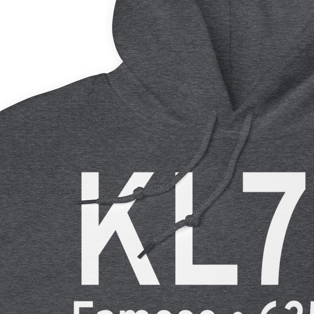 Poso Kern County Airport (KL73) ICAO Hoodie Sweatshirt 