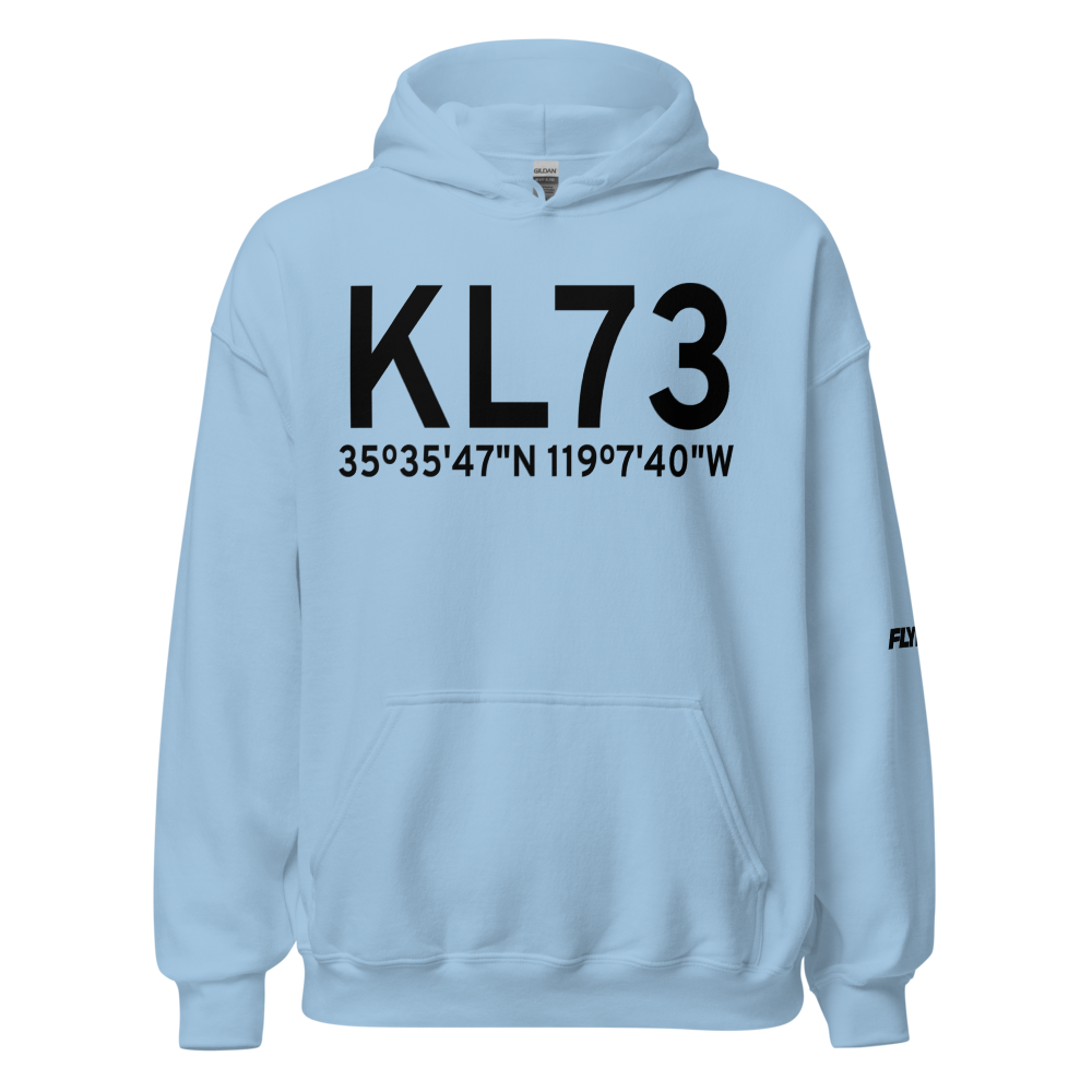 Poso Kern County Airport (KL73) ICAO Hoodie Sweatshirt 