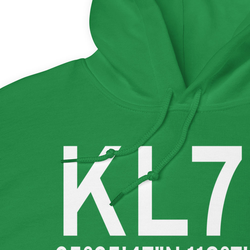 Poso Kern County Airport (KL73) ICAO Hoodie Sweatshirt 