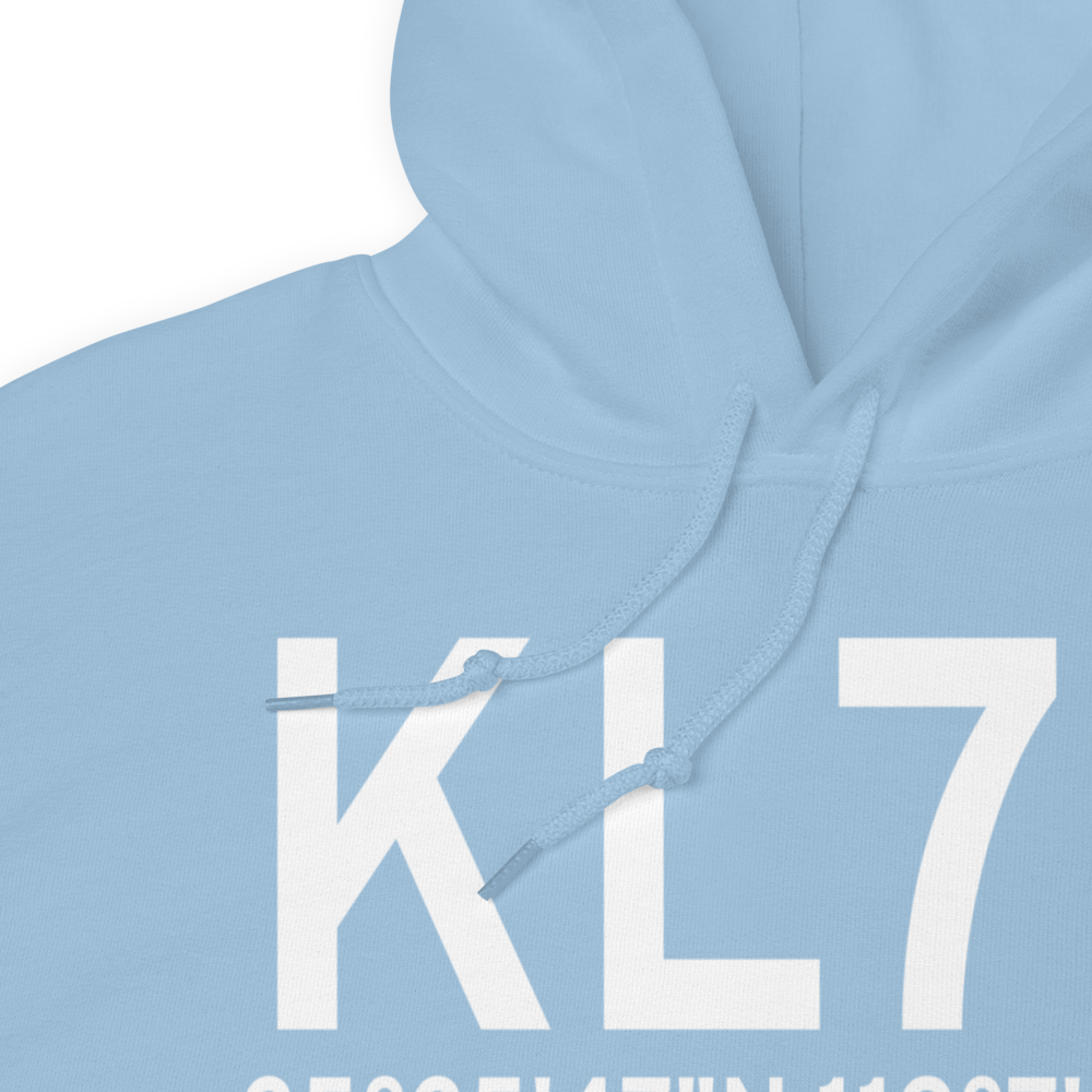 Poso Kern County Airport (KL73) ICAO Hoodie Sweatshirt 