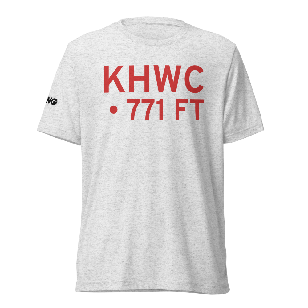 Bryan Airport (KHWC) ICAO Tri-blend T-Shirt 