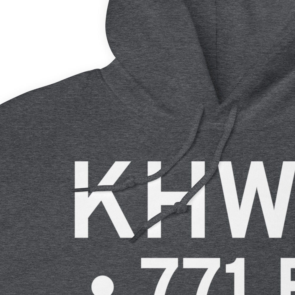 Bryan Airport (KHWC) ICAO Hoodie Sweatshirt 