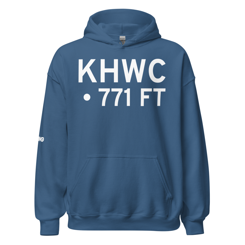 Bryan Airport (KHWC) ICAO Hoodie Sweatshirt 