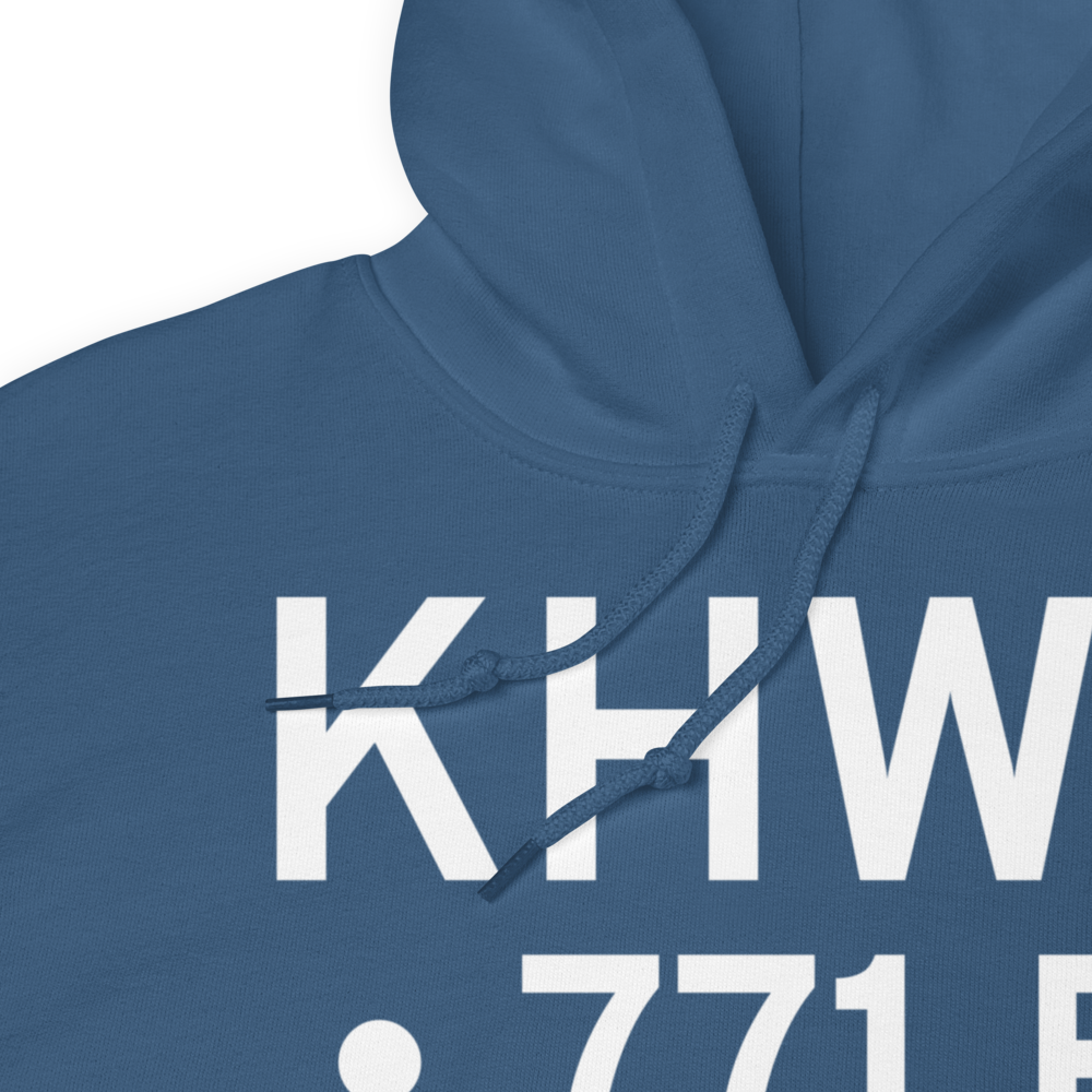 Bryan Airport (KHWC) ICAO Hoodie Sweatshirt 