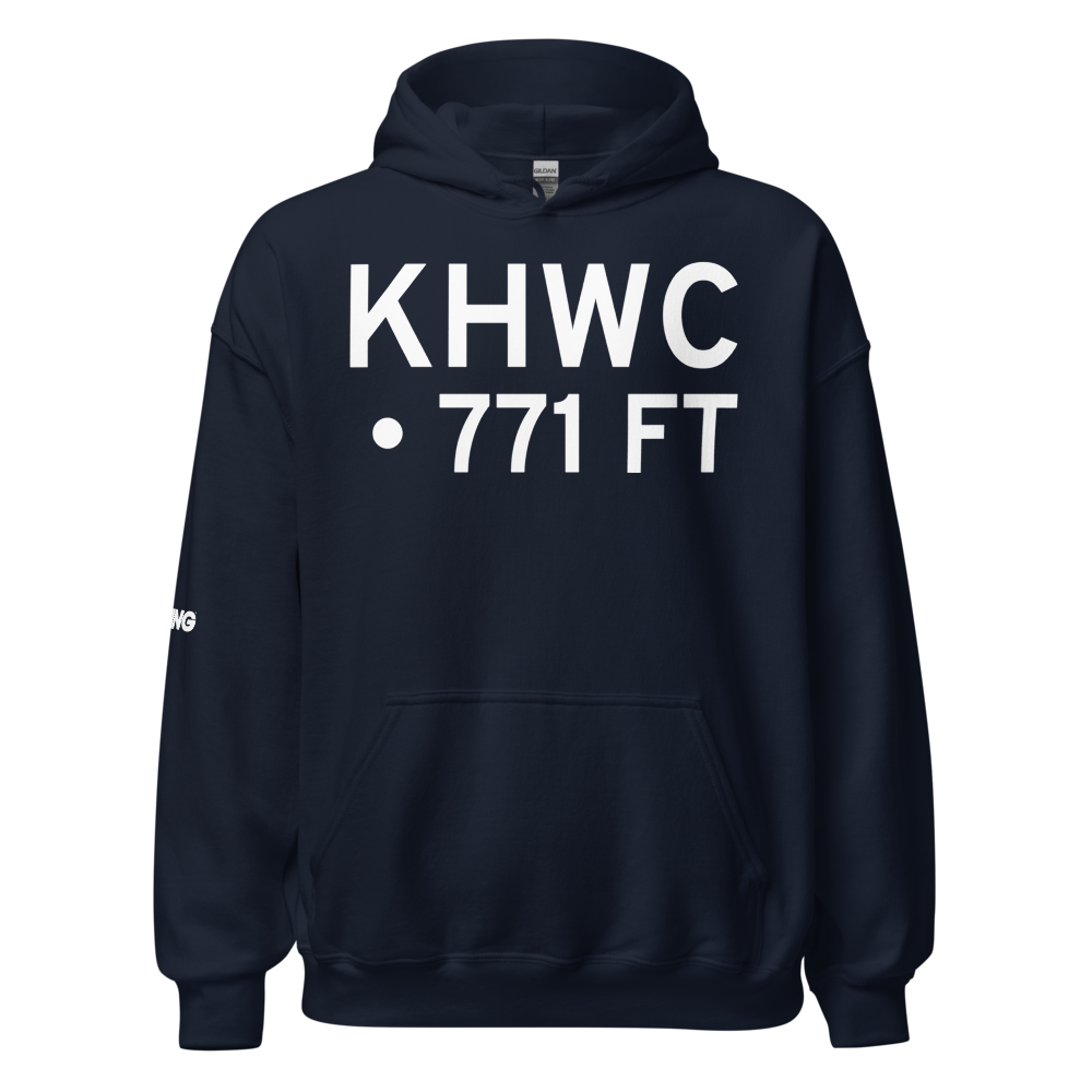 Bryan Airport (KHWC) ICAO Hoodie Sweatshirt 