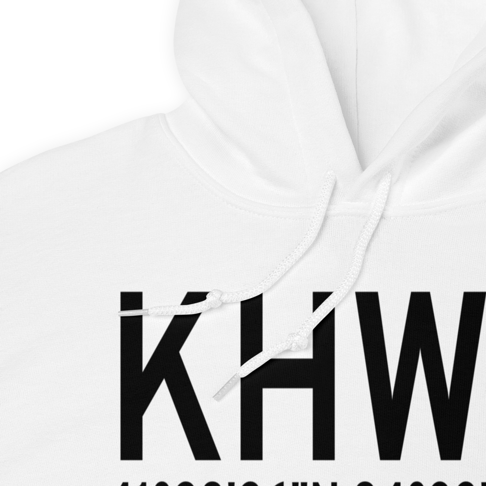 Bryan Airport (KHWC) ICAO Hoodie Sweatshirt 
