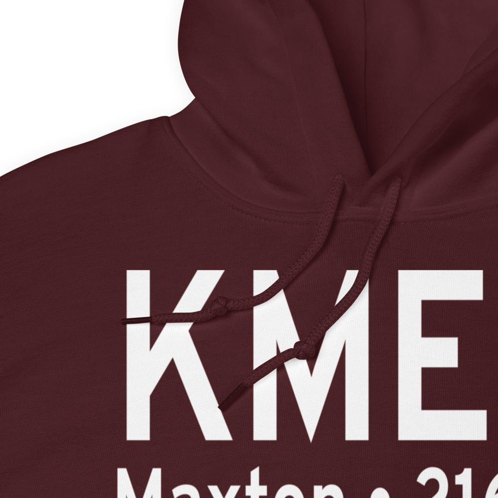 Laurinburg Maxton Airport (KMEB) ICAO Hoodie Sweatshirt 