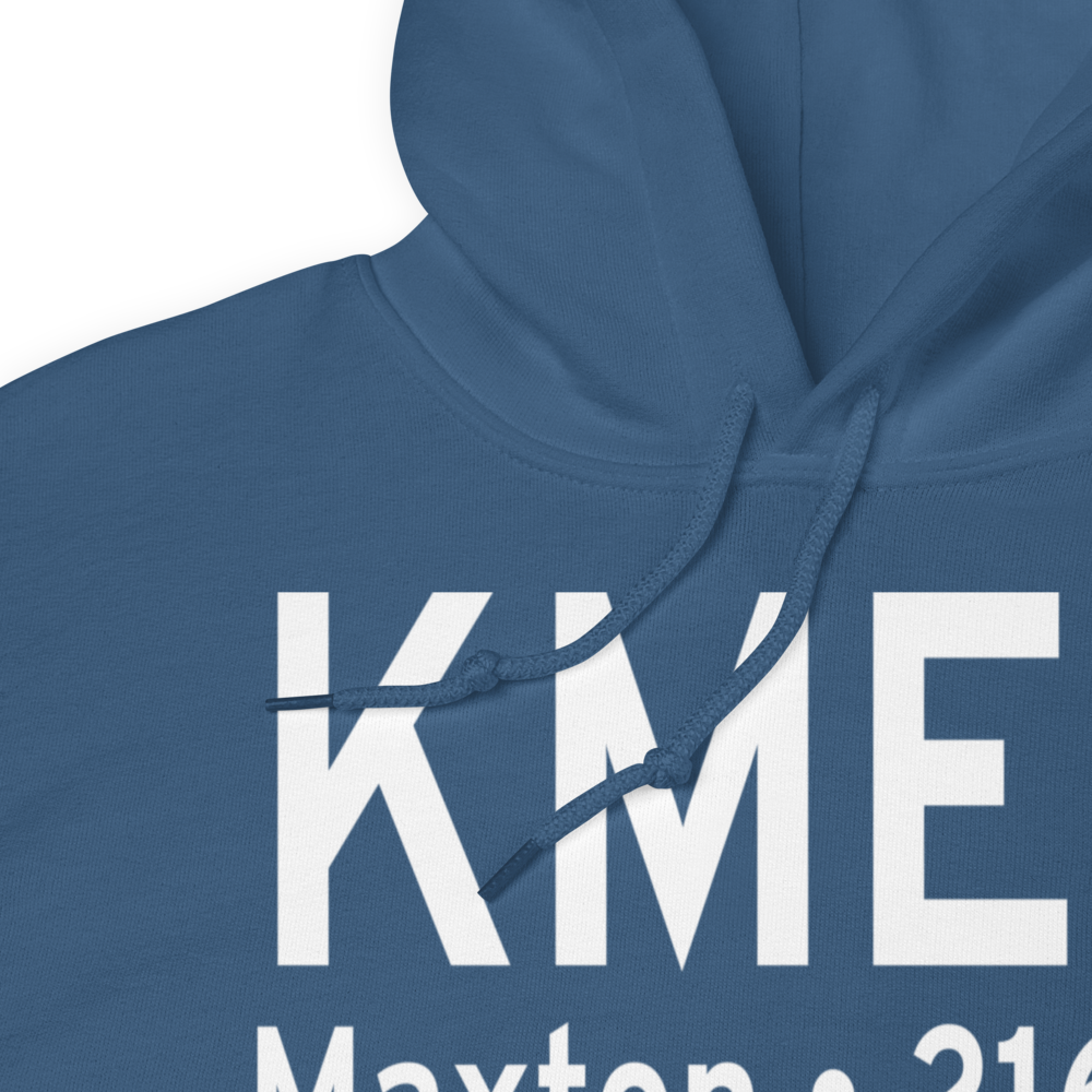 Laurinburg Maxton Airport (KMEB) ICAO Hoodie Sweatshirt 