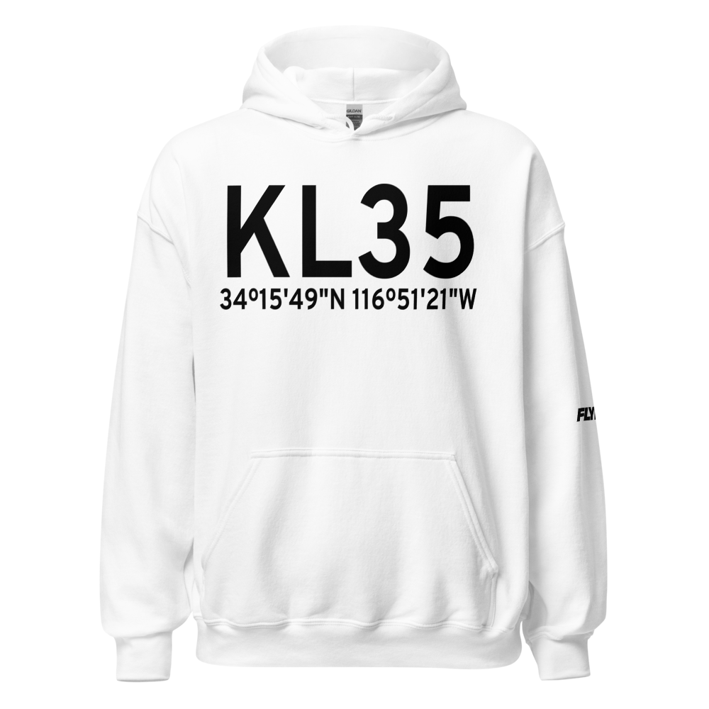 Big Bear City Airport (KL35) ICAO Hoodie Sweatshirt 