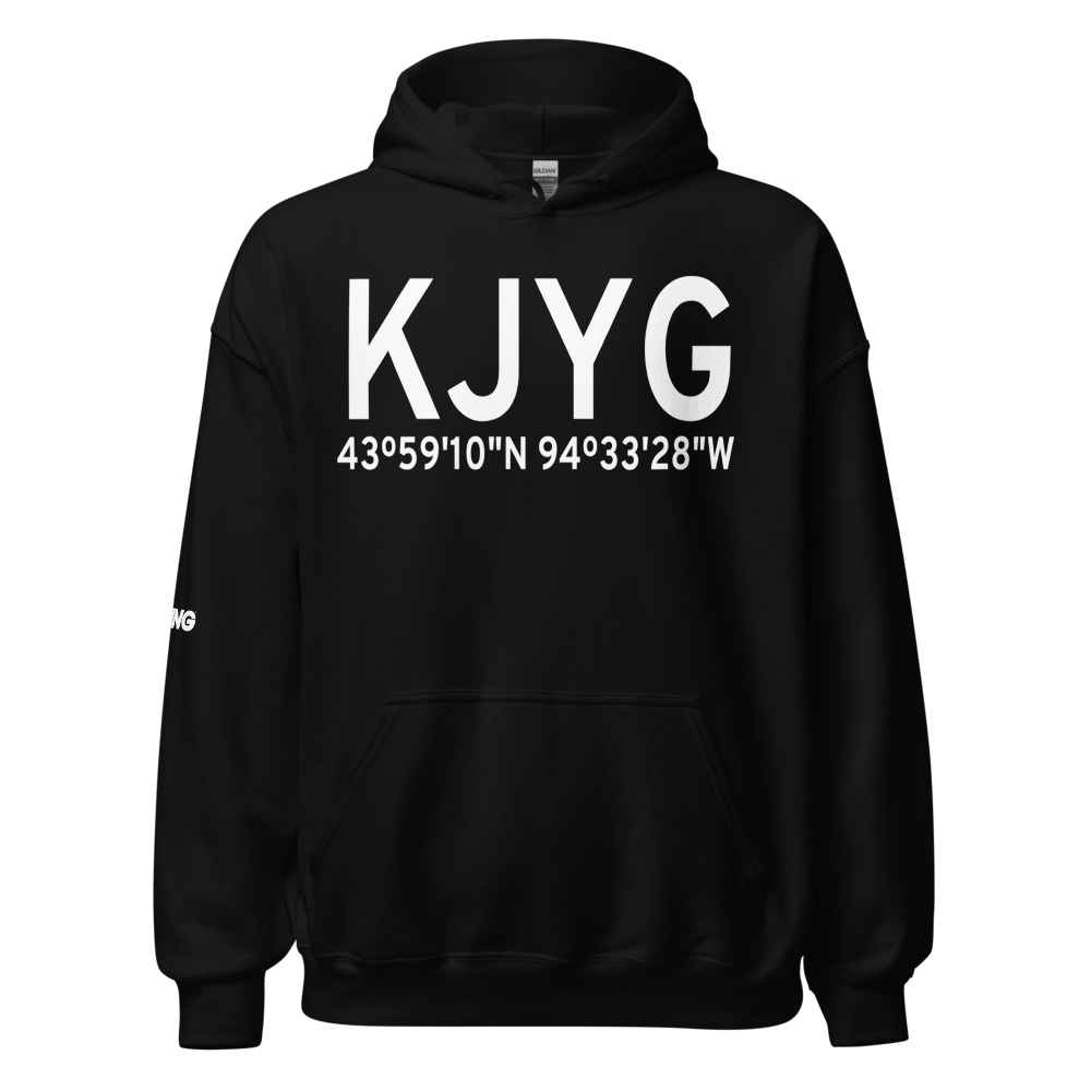 St James Municipal Airport (KJYG) ICAO Hoodie Sweatshirt 