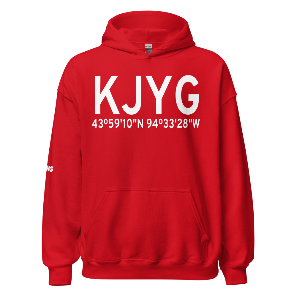 St James Municipal Airport (KJYG) ICAO Hoodie Sweatshirt 
