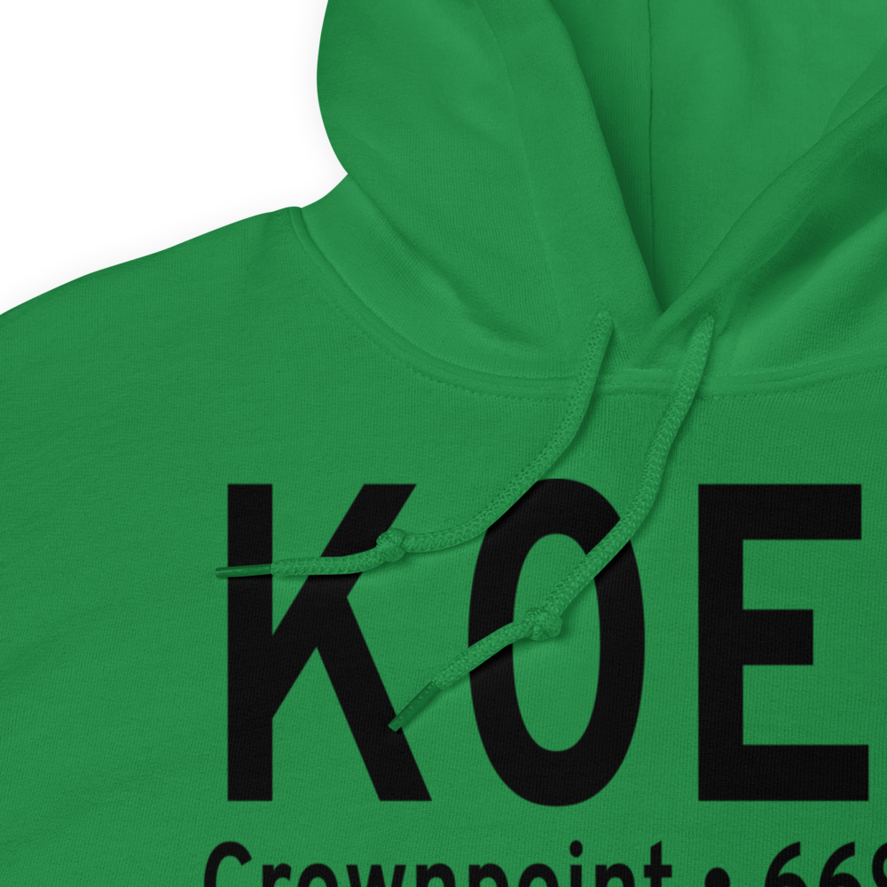 Crownpoint Airport (K0E8) ICAO Hoodie Sweatshirt 