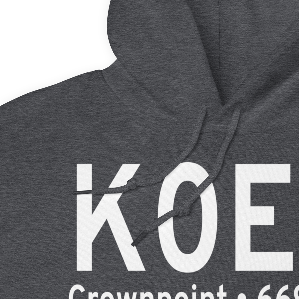 Crownpoint Airport (K0E8) ICAO Hoodie Sweatshirt 