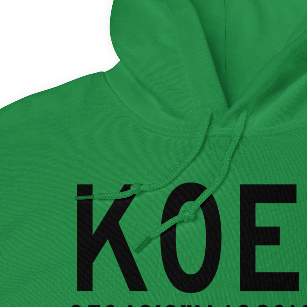 Crownpoint Airport (K0E8) ICAO Hoodie Sweatshirt 
