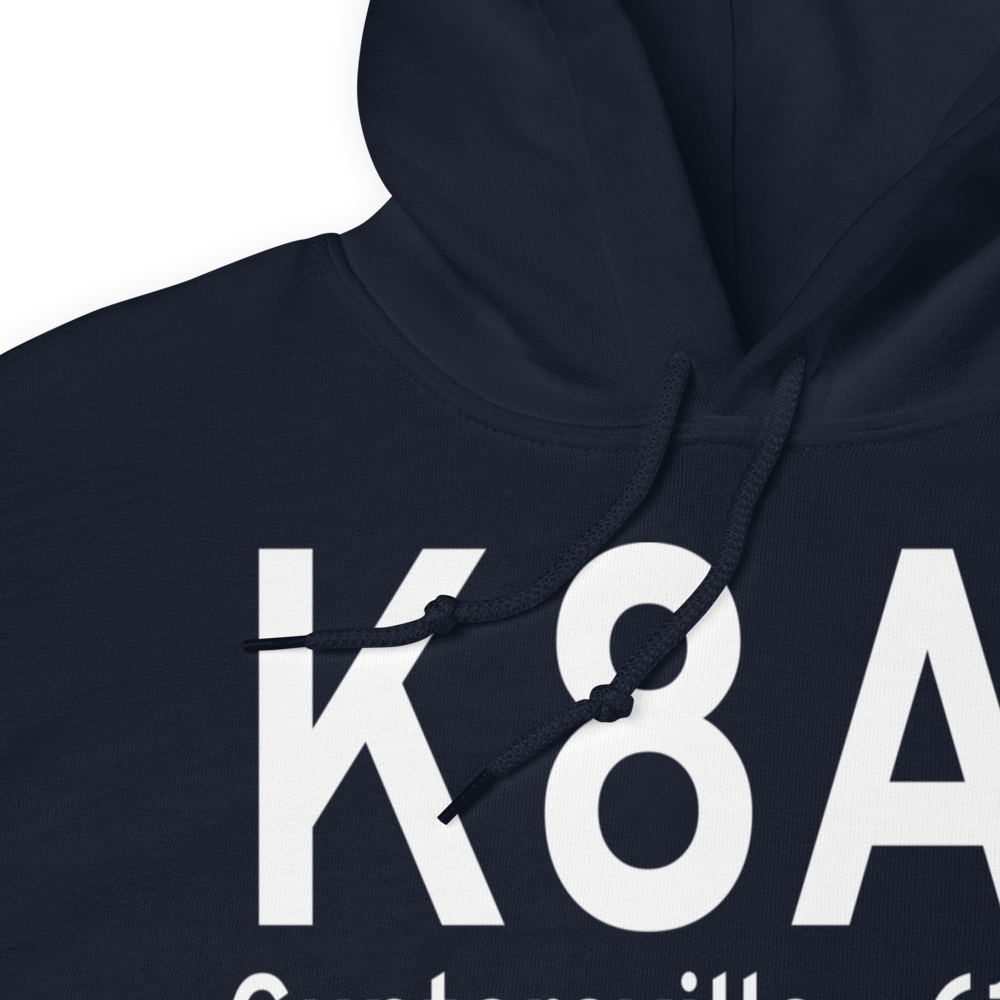 Guntersville Municipal Joe Starnes Field (K8A1) ICAO Hoodie Sweatshirt 