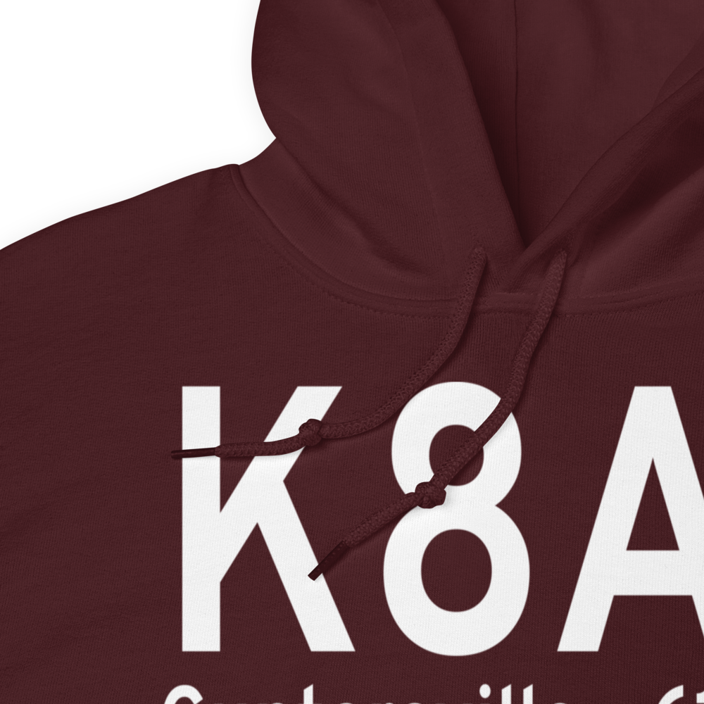 Guntersville Municipal Joe Starnes Field (K8A1) ICAO Hoodie Sweatshirt 