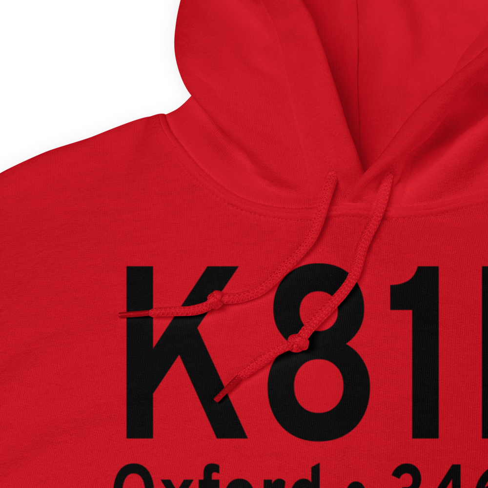 Oxford County Regional Airport (K81B) ICAO Hoodie Sweatshirt 