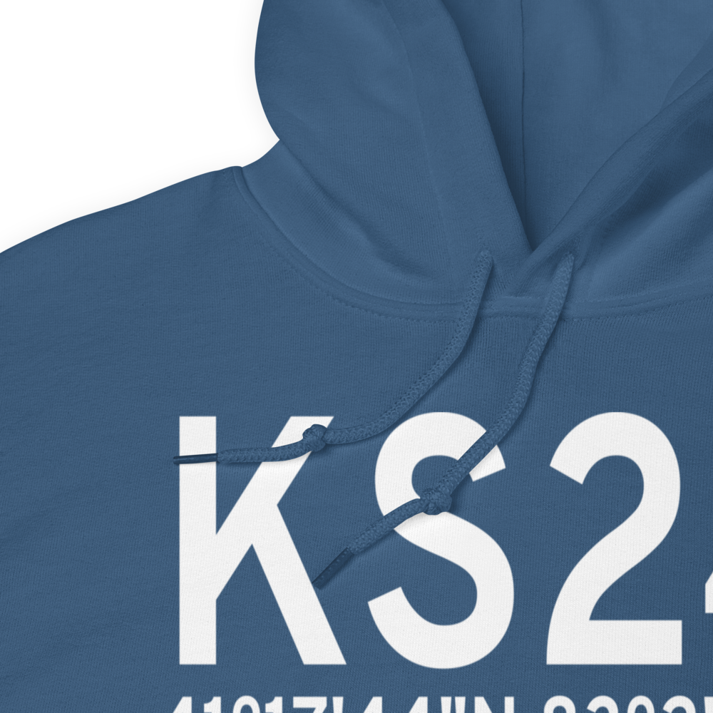 Sandusky County Regional Airport (KS24) ICAO Hoodie Sweatshirt 