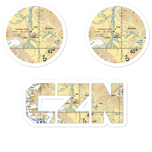 Chisana Airport (CZN) VFR Sectional Sticker Pack